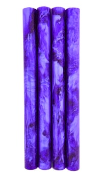 Image 2 of 'Whipped Amethyst' Maker's Blank! Pressure cast Alumilite, sparkling translucent purples & amethyst