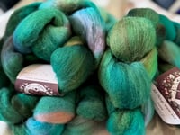4 oz. Wool Roving "Emerald City"