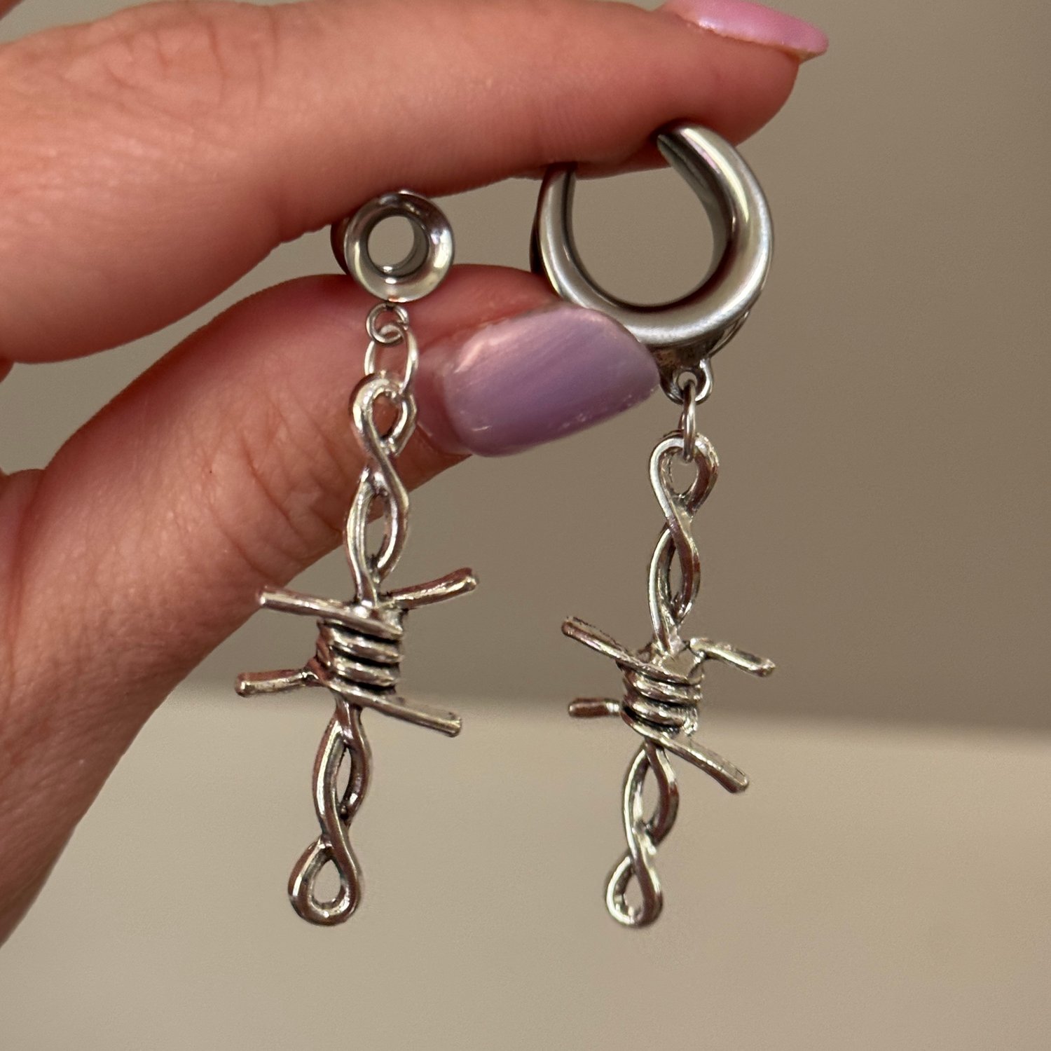 Image of Barbed Wire Dangles (sizes 2g-2")