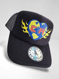 Image 2 of Club América corazon bicolor hat