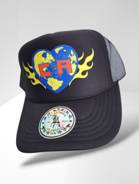 Image 3 of Club América corazon bicolor hat