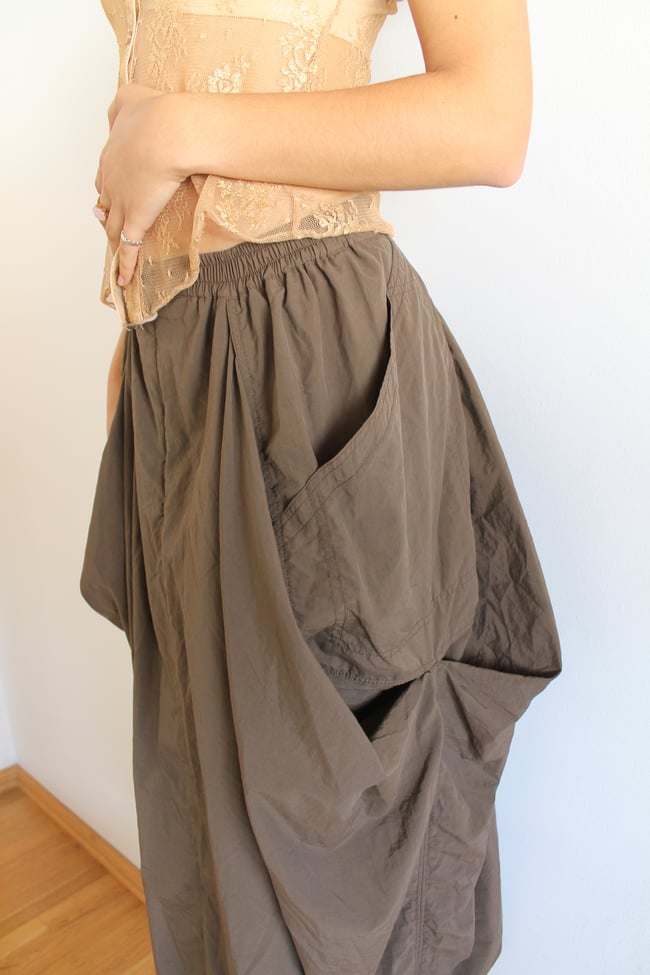 90's Layered Cargo Skirt
