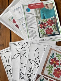 Image 8 of Scarlet Blooms Punch Needle PDF Pattern