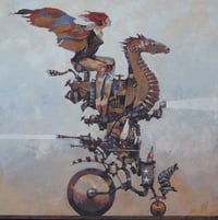 Image 1 of Sea Biscuit rides again- Bruce Holwerda