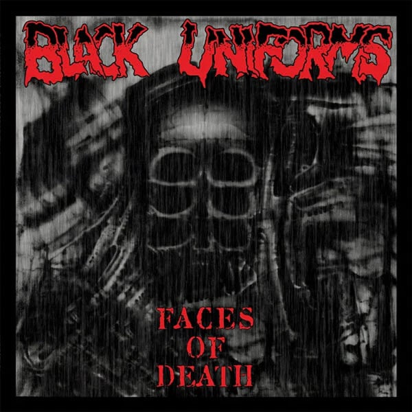 Image of BLACK UNIFORMS - "Faces of Death" Lp (red vinyl)