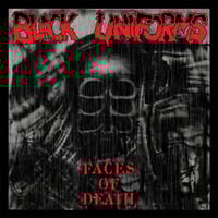 Image 1 of BLACK UNIFORMS - "Faces of Death" Lp (red vinyl)