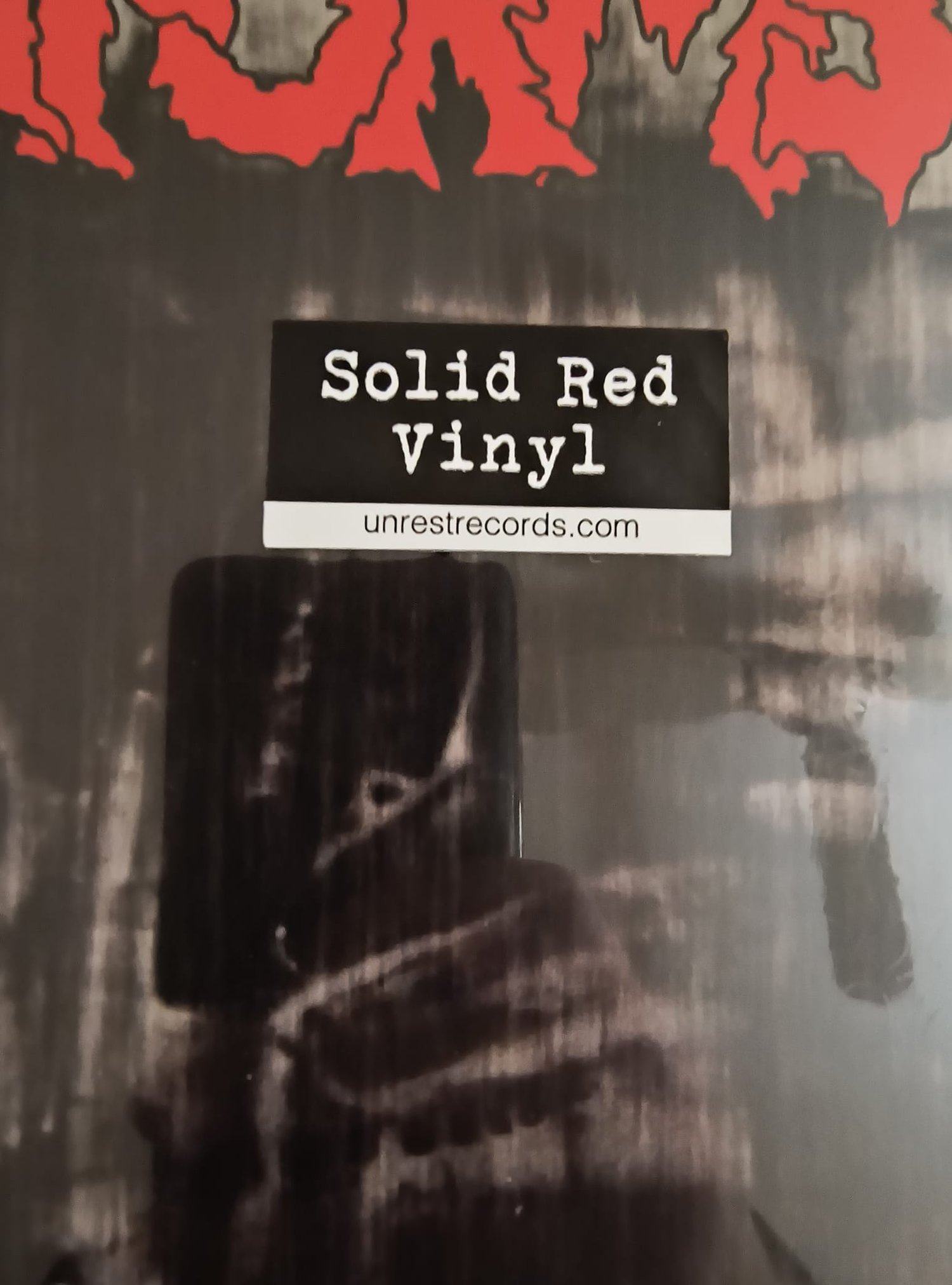 Image of BLACK UNIFORMS - "Faces of Death" Lp (red vinyl)