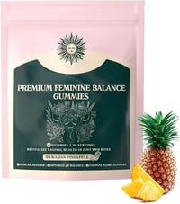 Image 1 of Vital Source Premium Feminine Balance Gummies, 60 Hawaiian Pineapple Gummies,  