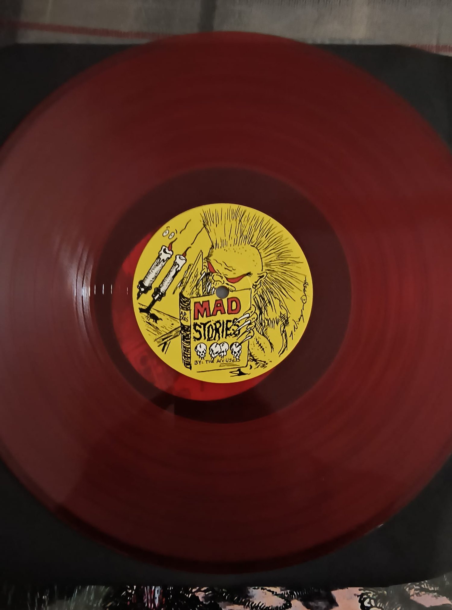 Image of the Accüsed – "Martha Splatterhead's Maddest Stories Ever Told" Lp (red vinyl)