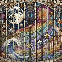 Image 4 of TWINKLE, TWINKLE, FIREWORKS, AND A STAINED GLASS SKY