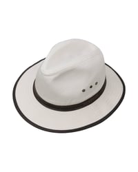 Image 2 of Stetson Ava Cotton – White/Brown