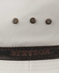 Image 4 of Stetson Ava Cotton – White/Brown