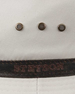 Stetson Ava Cotton – White/Brown