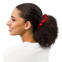Image 8 of Brassica Red Hair Scrunchie