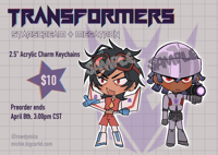 TRANSFORMERS Acrylic Keychain [PREORDER]