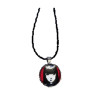 Image 1 of emily the strange necklace