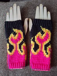 Image 6 of Flame Fingerless Gloves