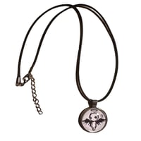 Image 2 of emo angel necklace