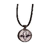Image 1 of emo angel necklace