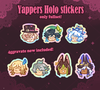 Yappers mini stickers ✦ Genshin Impact
