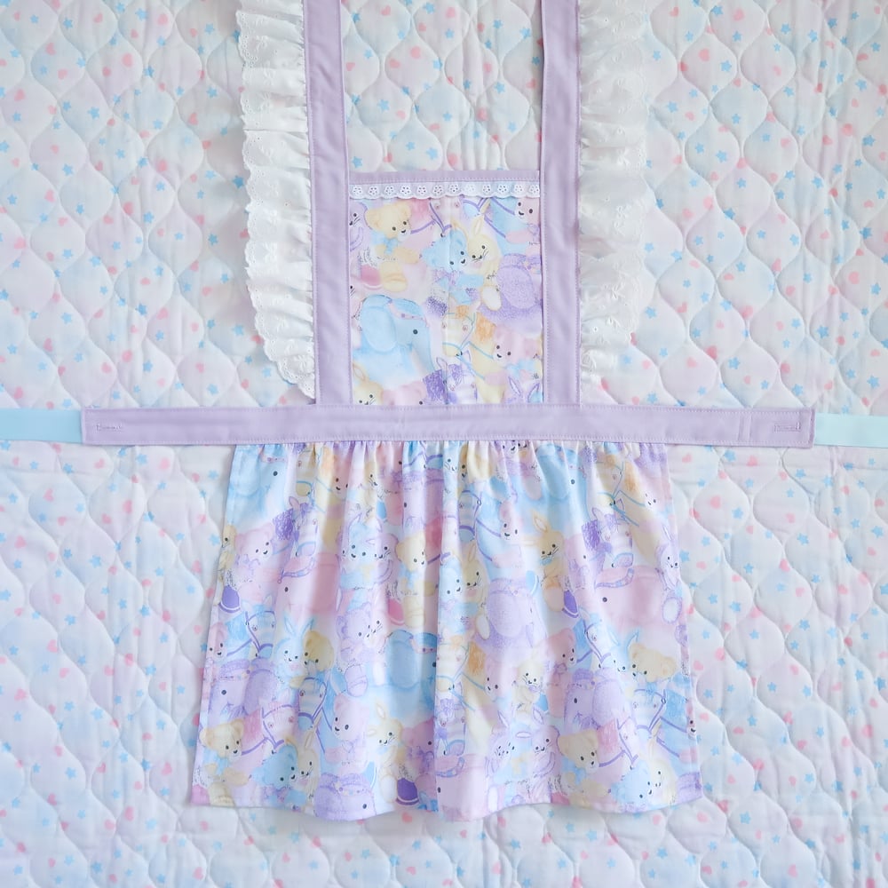 Pastel Animals Ruffle Apron