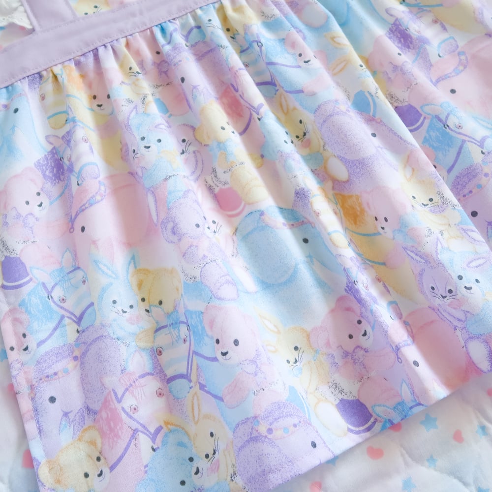 Pastel Animals Ruffle Apron