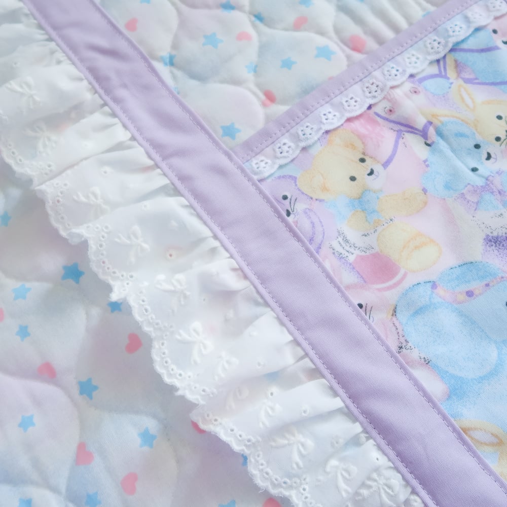 Pastel Animals Ruffle Apron