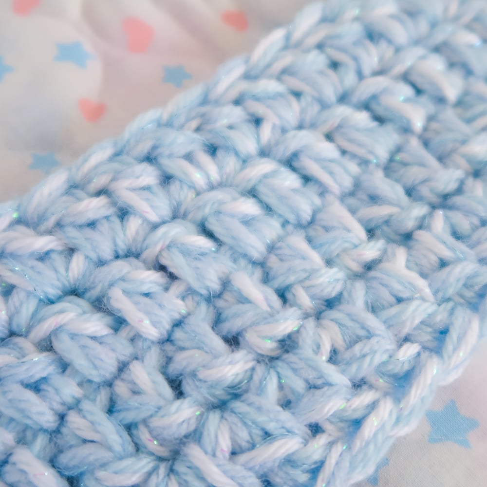 Crochet Headdress/Earmuffs: Angel Wings