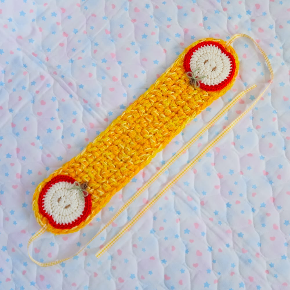 Crochet Headdress/Earmuffs: Apples
