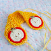 Crochet Headdress/Earmuffs: Apples