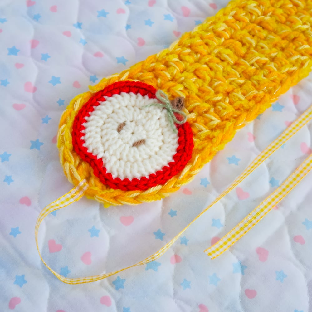 Crochet Headdress/Earmuffs: Apples