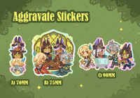 4ggravate  HOLO stickers ✦ Genshin Impact