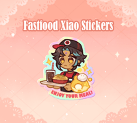 Fastfood Xiao Sticker ✦ Genshin Impact