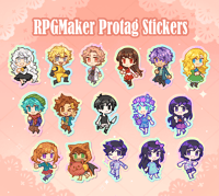 RPGMaker Protags stickers ✦ Genshin Impact