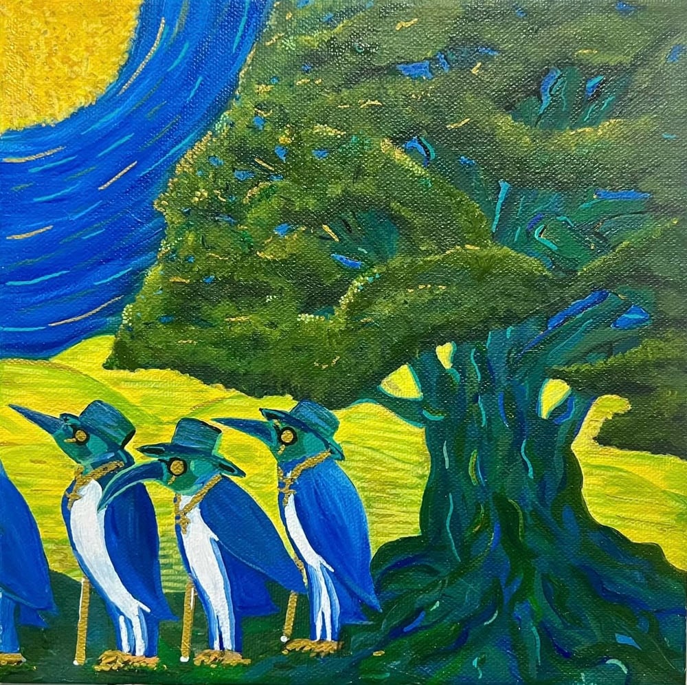 Image of "Year 2222: Penguin plague doctors and the last sign of life in The Great Barrier Reef"