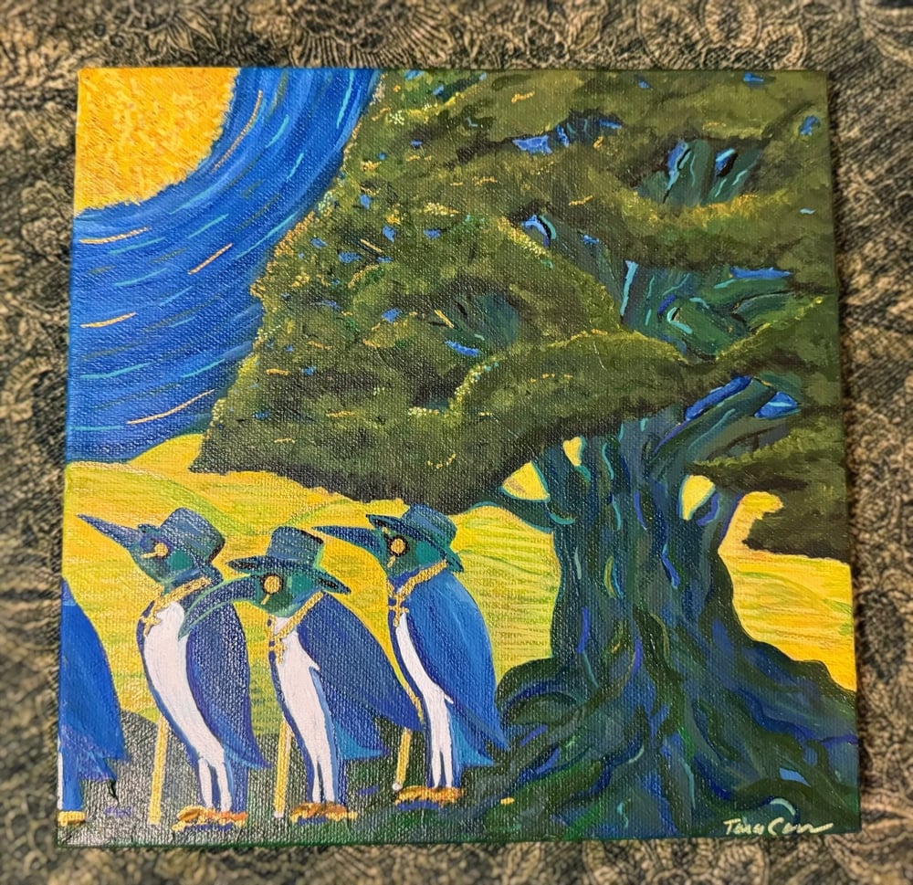 Image of "Year 2222: Penguin plague doctors and the last sign of life in The Great Barrier Reef"