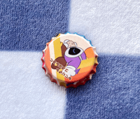 Sir Dragato Bottlecap Pin