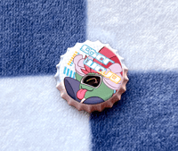 Sir Falspar Bottlecap Pin