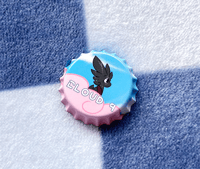 Sir Gravel Bottlecap Pin