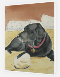 Image 1 of Black Lab (cards & envelopes) min order 50 cards