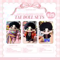 Image 1 of [ RESTOCK PREORDER ] Tae Tae Doll SETS