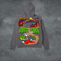 Image 2 of Mad reefer rabbit hoodie 