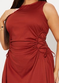 Image 5 of Corset My Waist Midi Dress