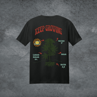 Image 2 of Keep Growing T Black