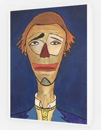 Image 1 of What a Clown (cards & envelopes) min order 50 cards
