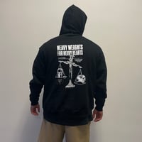Image 1 of Last One! Heavy Weights 4 Heavy Hearts Hoodie (Black)