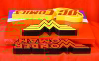 Image 6 of Wonder Woman Logo - 11 ¼ Inches L and 12 Inches H- Hand Crafted Wooden Wall Hanging Decor.