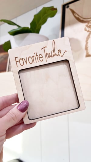 Image of Personalized Post-It-Note holder