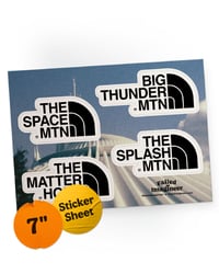 Image 3 of Mountains - Sticker Sheet