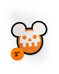 Image 2 of MouseSkull Circle - Sticker